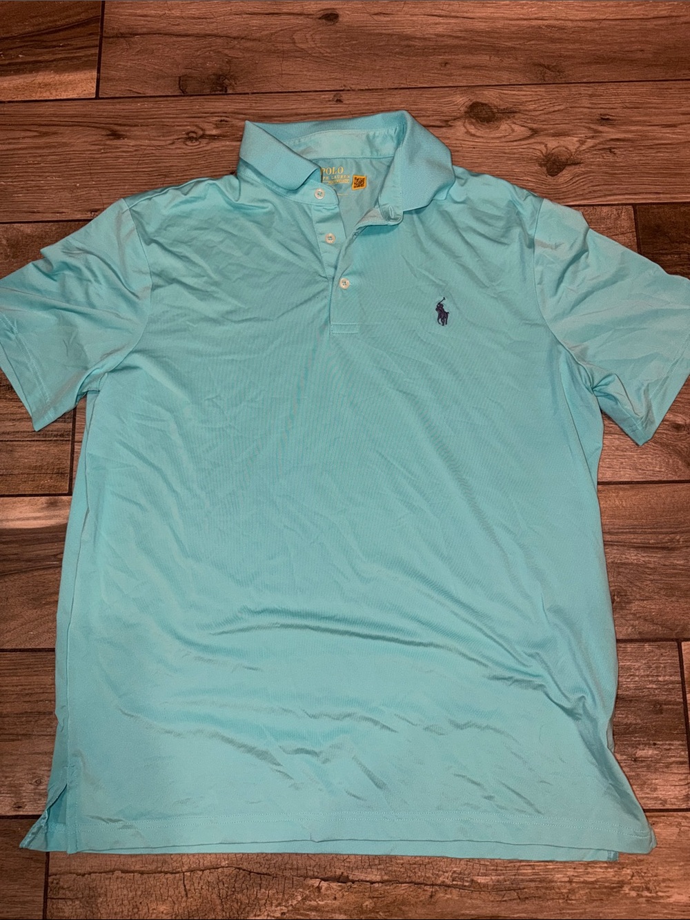 Ralph Lauren Aqua Blue Polo Shirt - Men’s Short Sleeve